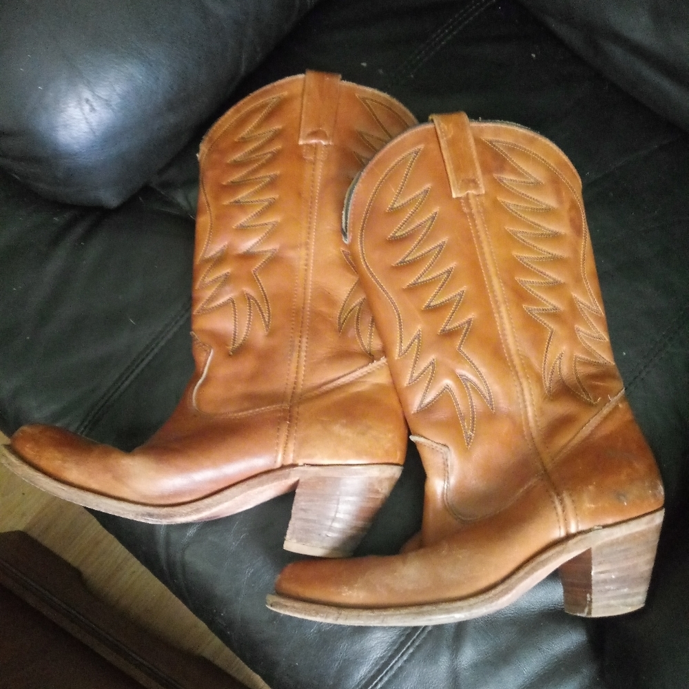 Cowboy boots.